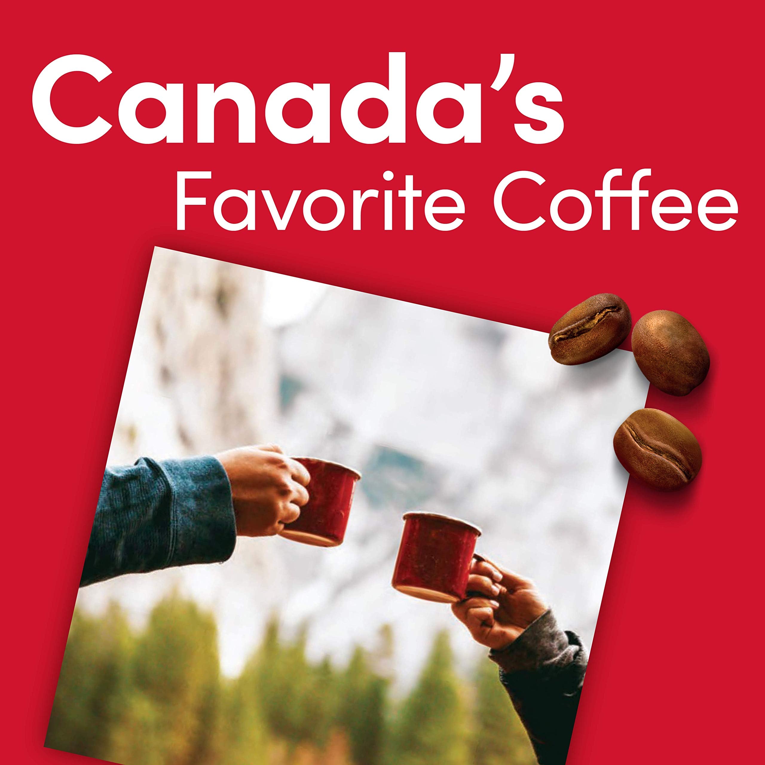 Tim Hortons producto en cocina listando uso diario y conveniencia