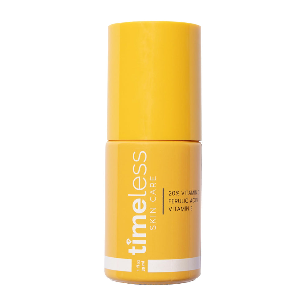 Timeless Skin Care frasco delantero 1 oz mostrando diseño y marca