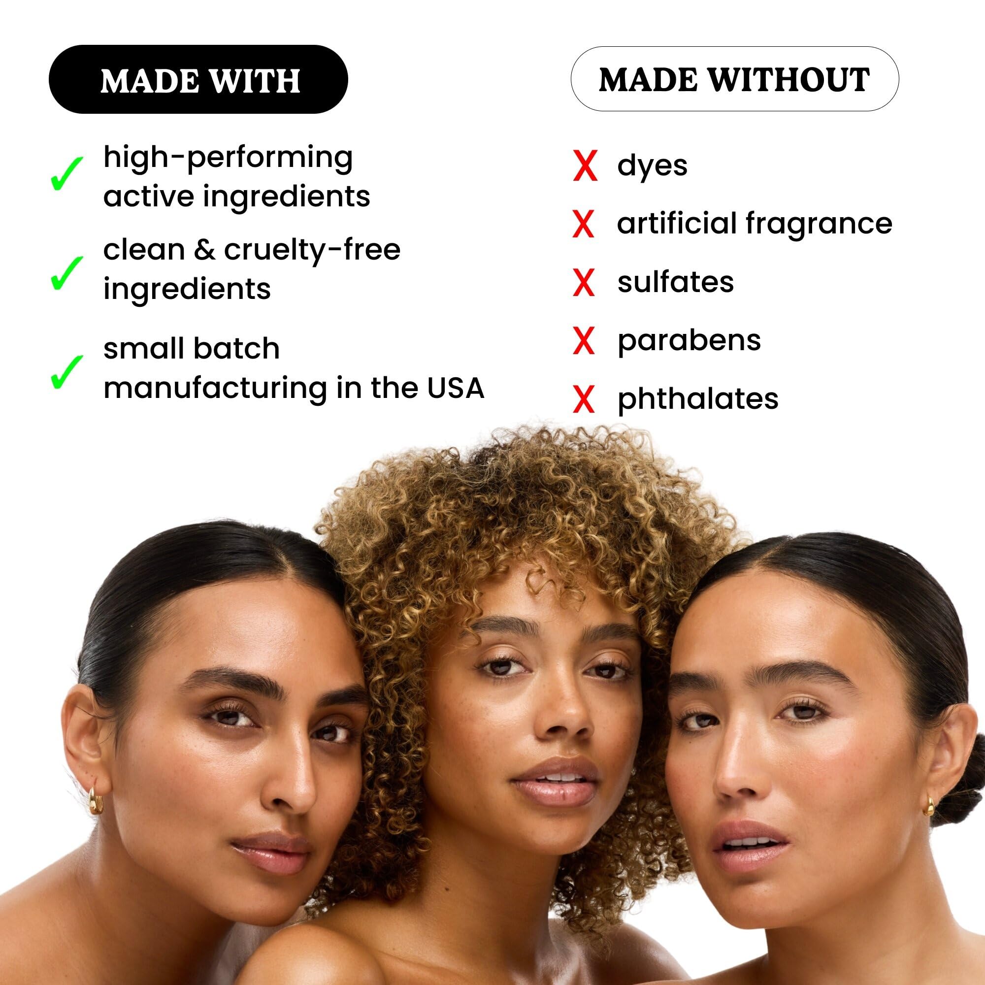 Timeless etiqueta con ingredientes para identificar vitamina C, E y ferúlico