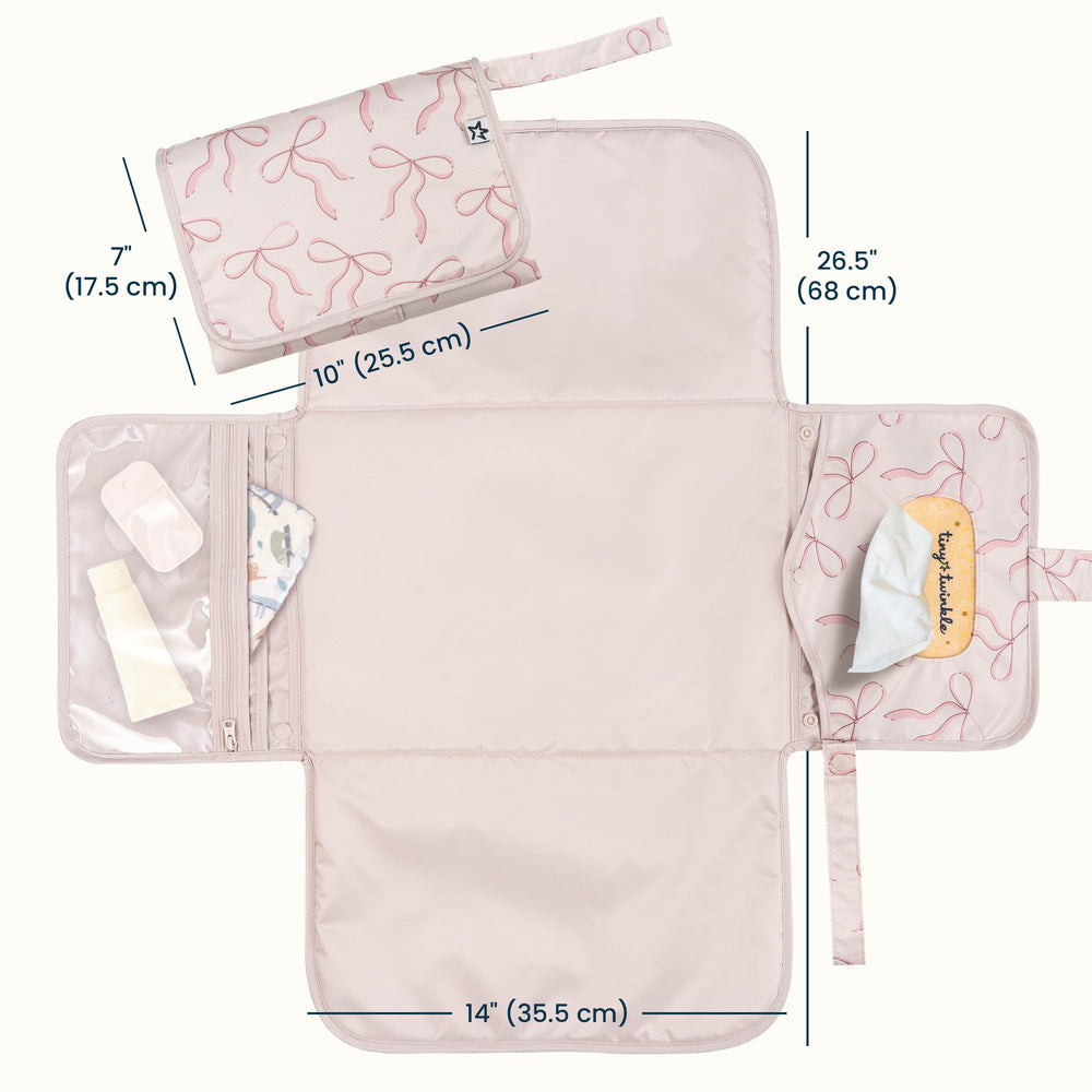 Tiny Twinkle detalle de la superficie impermeable, fácil de limpiar