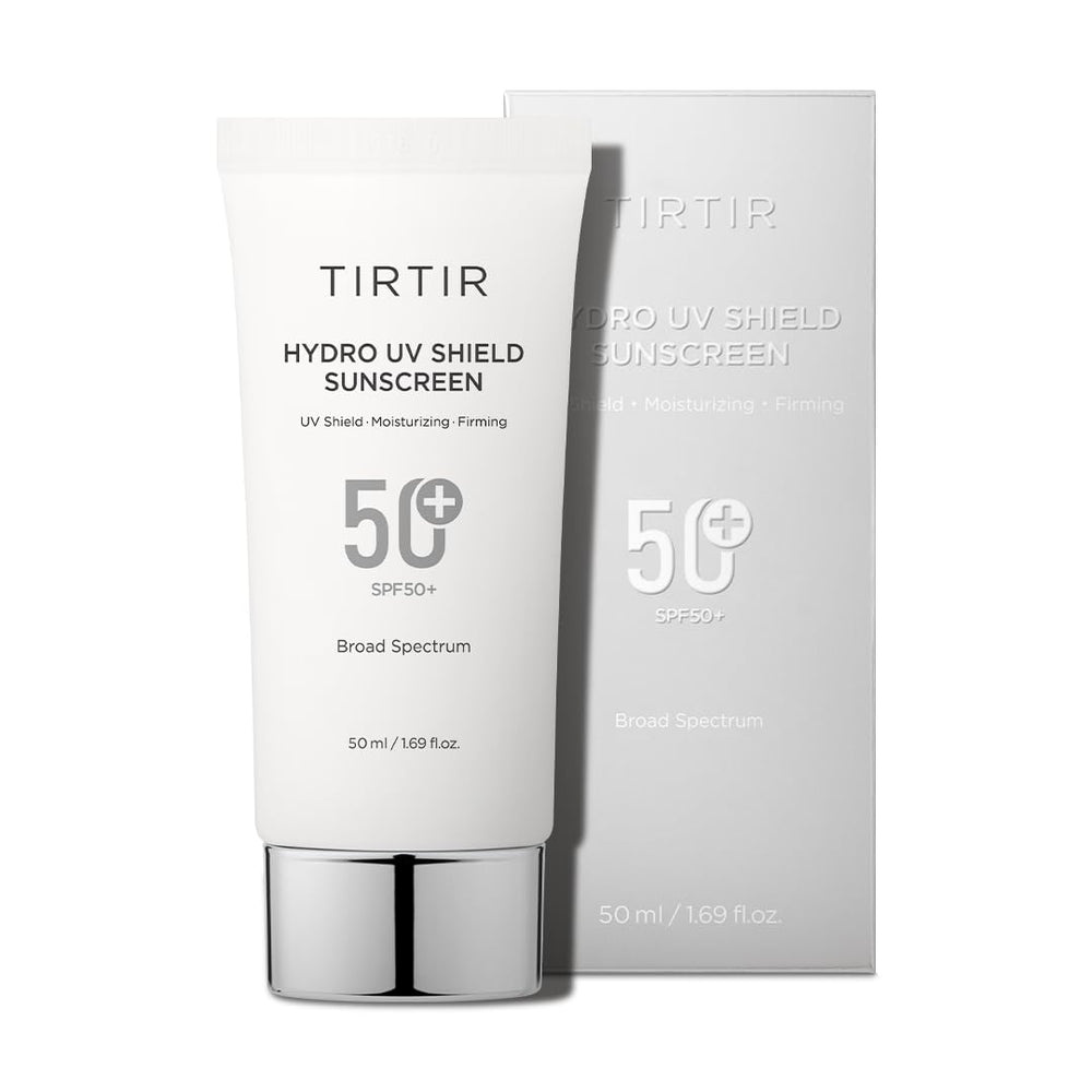TIRTIR textura cremosa en primer plano, hidratación ligera y absorción rápida