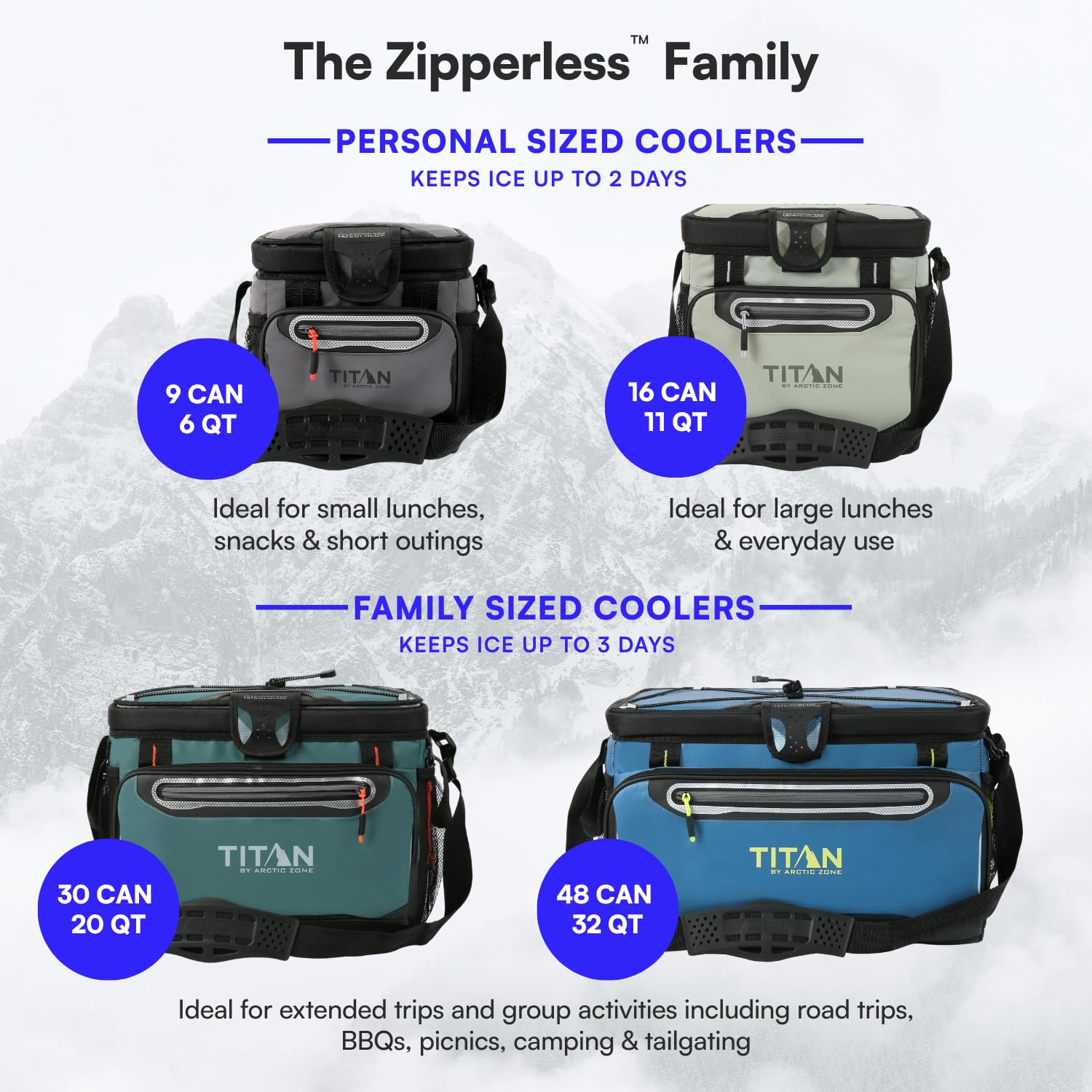 Titan by Arctic Zone forro Ultra Safe impermeable con protección Microban
