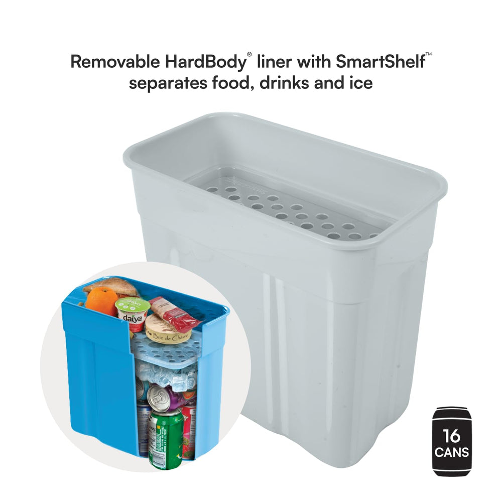 Titan by Arctic Zone interior HardBody con SmartShelf que protege alimentos blandos