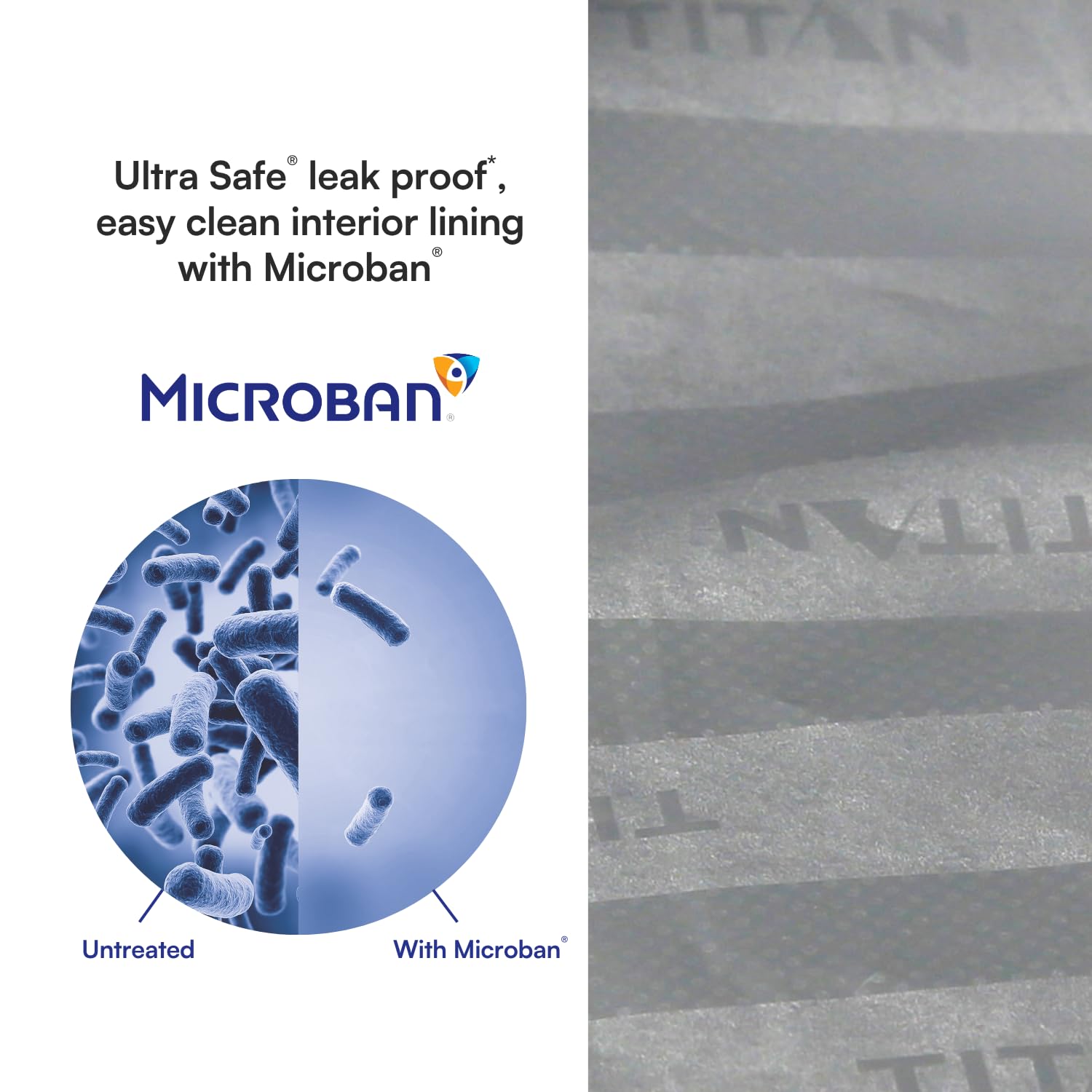 Titan by Arctic Zone textura exterior resistente, repelente al agua y fácil de limpiar