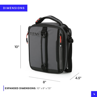 Titan by Arctic Zone cierre y costuras reforzadas, detalle de durable construcción