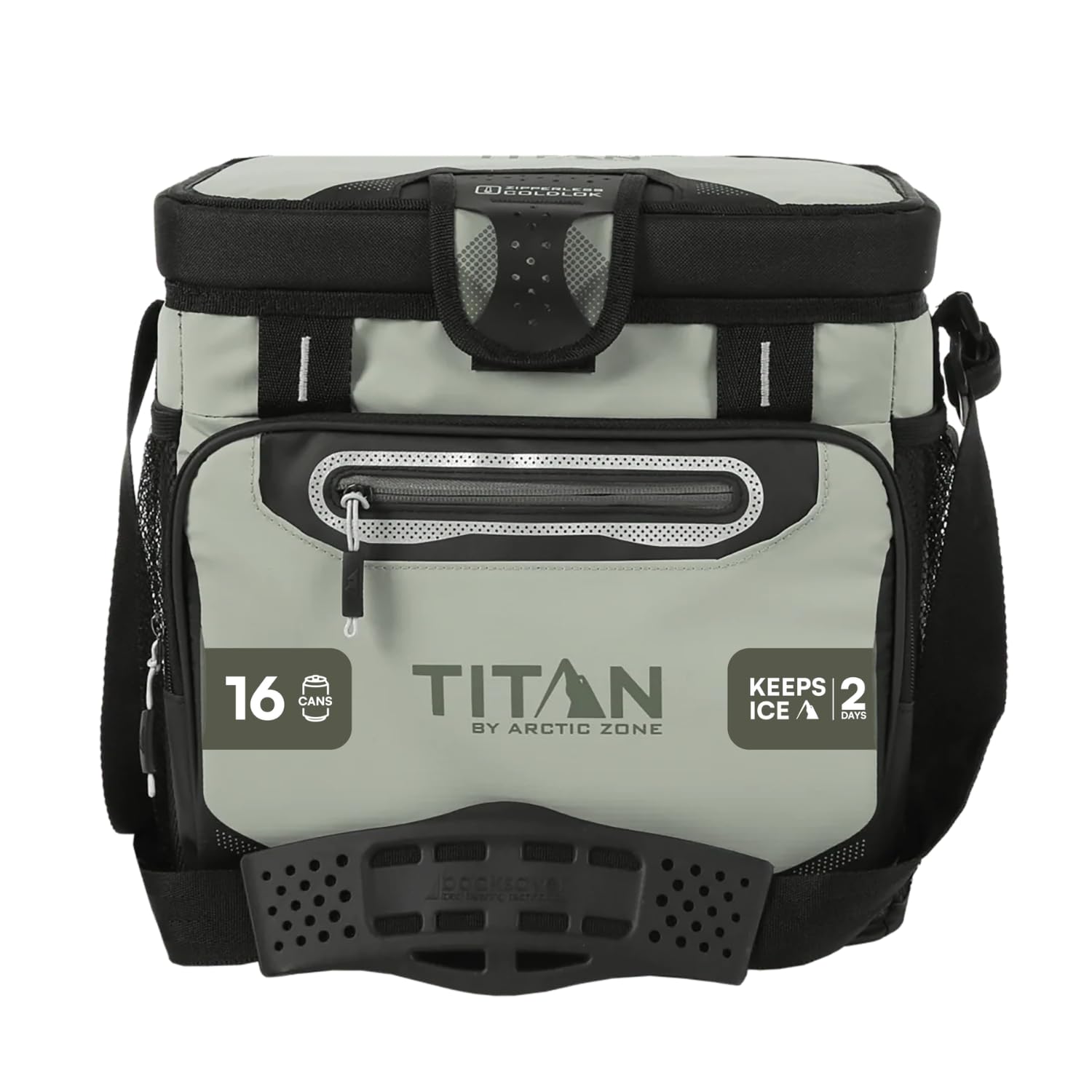 Titan by Arctic Zone vista frontal Seagrass con acceso rápido y retención de frío