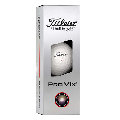 Titleist Pro V1x close-up of tetrahedral dimples improving trajectory consistency.