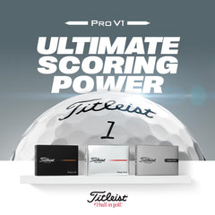 Titleist Pro V1x Left Dash ball in play off driver demonstrating lower spin and increased roll for distance