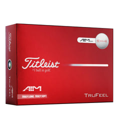 Titleist TruFeel AIM vista frontal del empaque, alineación y tacto mejorado