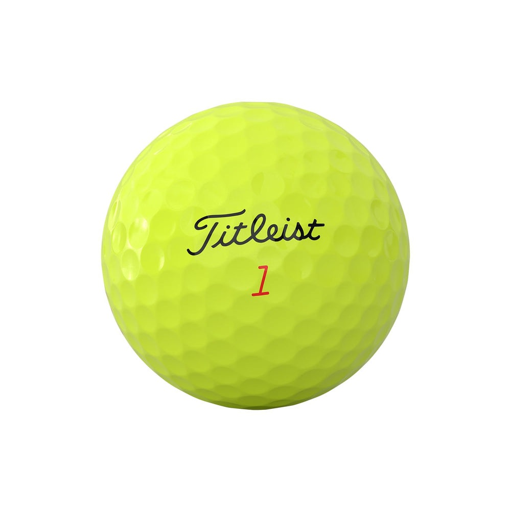 Titleist TruFeel primer plano de la textura y hoyuelos para control