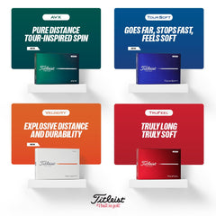 Titleist TruFeel bola en green tras approach, mayor sensación y spin