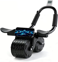 Tixahi vista frontal del rodillo con accesorios y temporizador para entrenamientos seguros