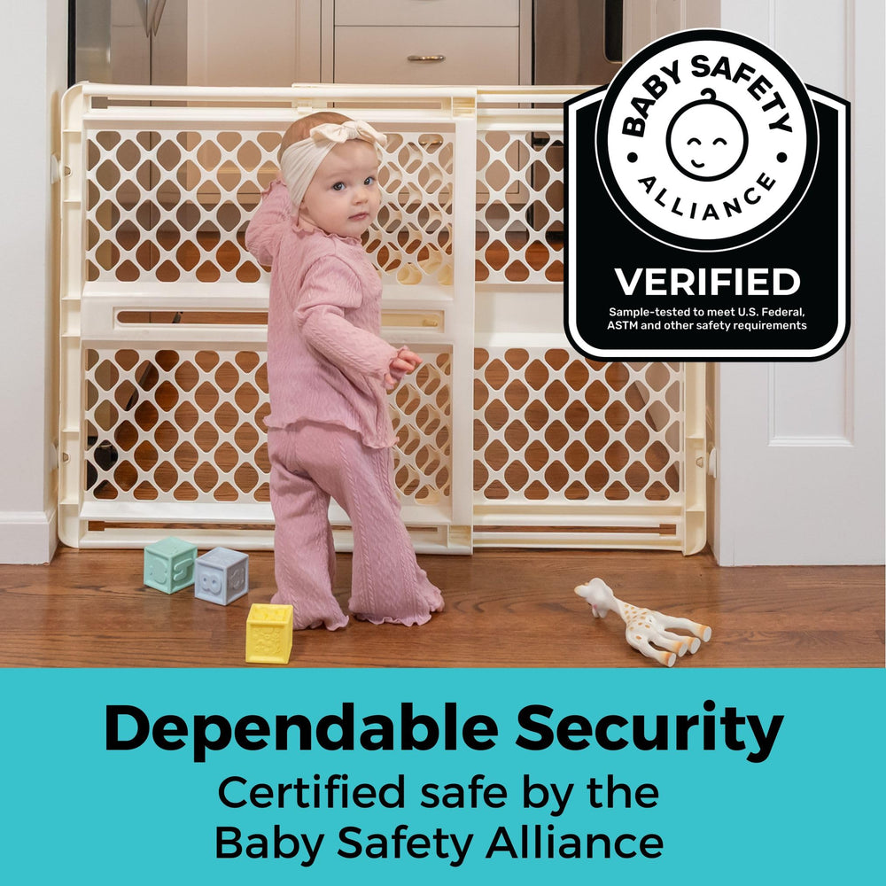 Toddleroo Supergate mounted at top of stairs providing secure boundary
