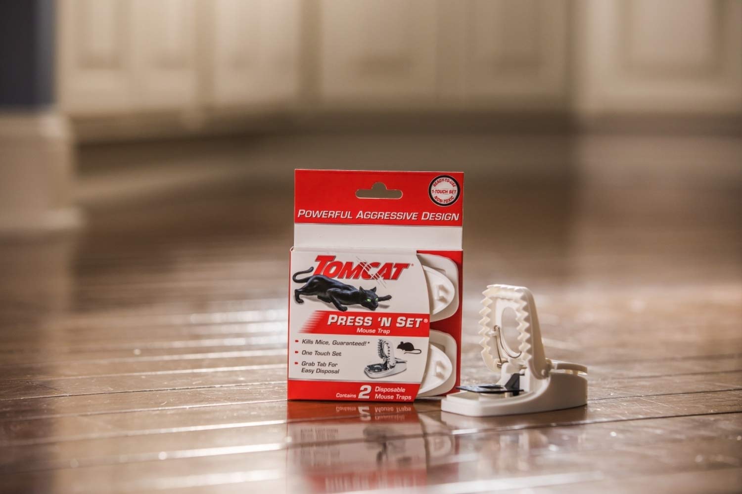 Tomcat trampa cebada con Attractant Gel para aumentar atracción