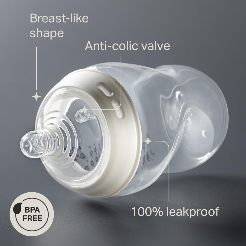 Tommee Tippee biberón con medida visible para controlar tomas exactas