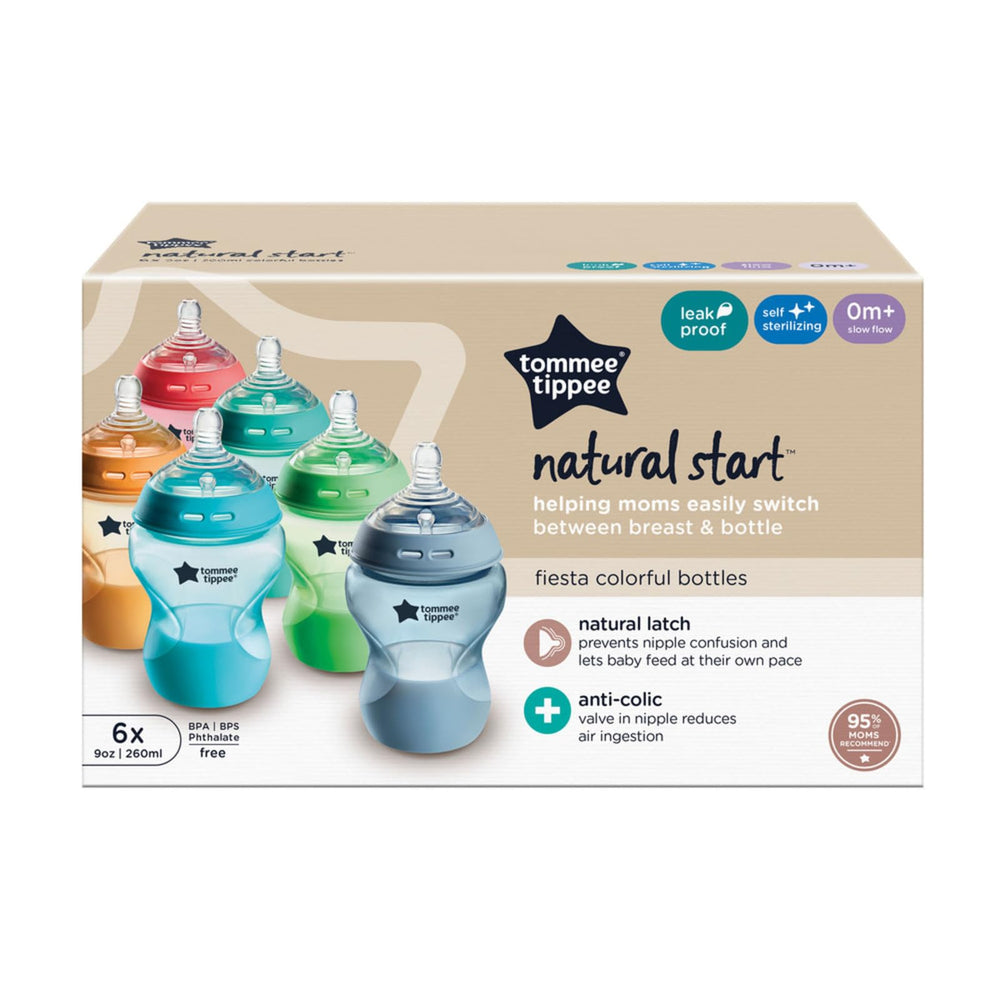 Tommee Tippee biberón en paseo con cochecito, práctico para fuera de casa