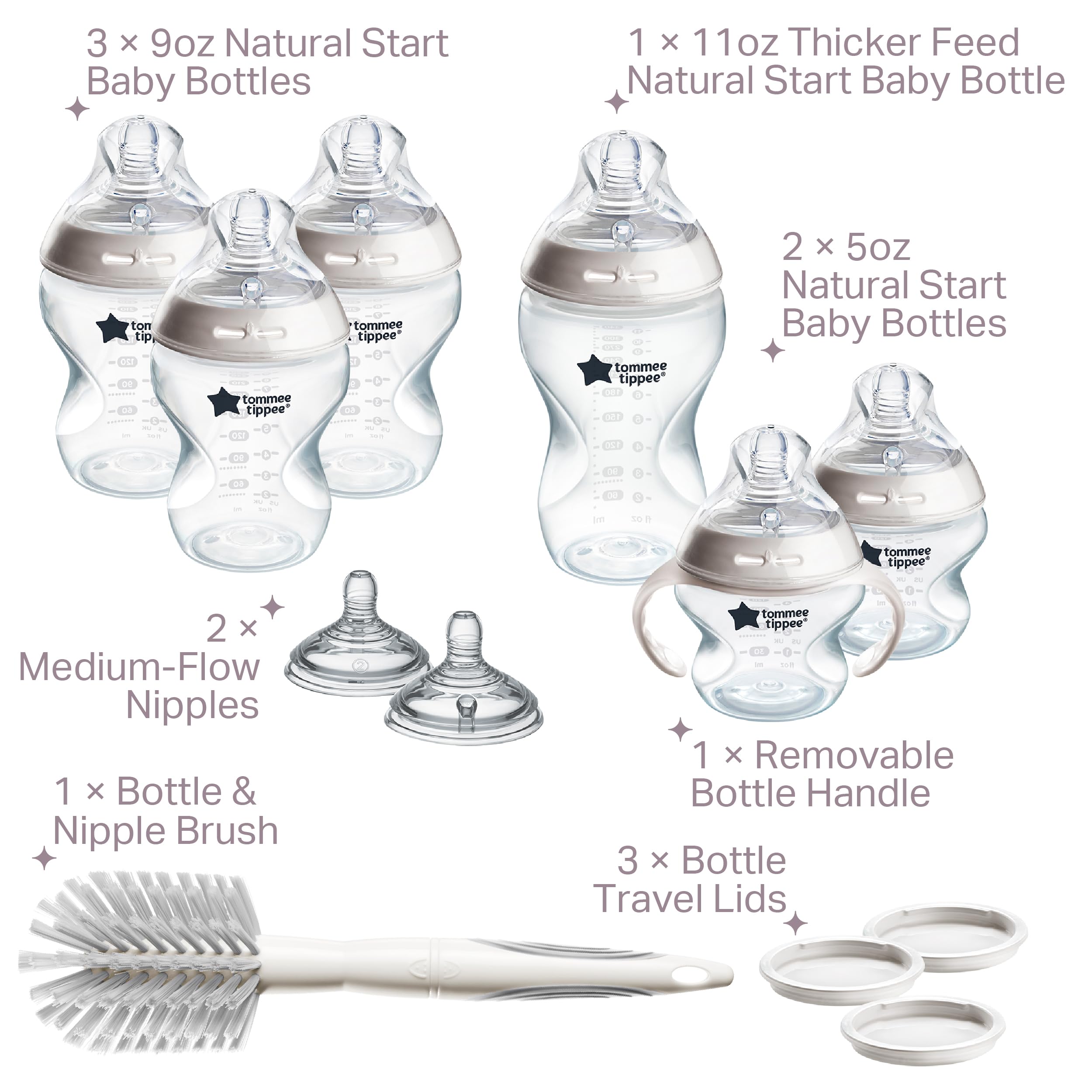 Tommee Tippee detalle de tetina de silicona flexible que imita el pecho y confort