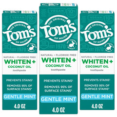 Tom's of Maine vista frontal del paquete con ventaja natural