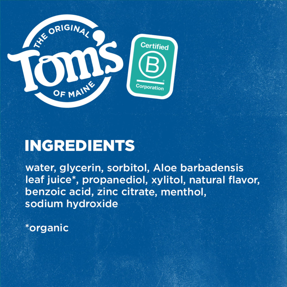 Tom's of Maine seis botellas agrupadas para almacenamiento económico