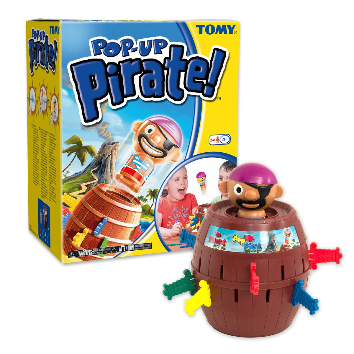 TOMY vista frontal del set para juego rápido y divertido