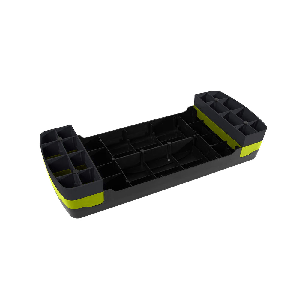 Tone Fitness step in use with athlete performing step-up to boost cardio intensity