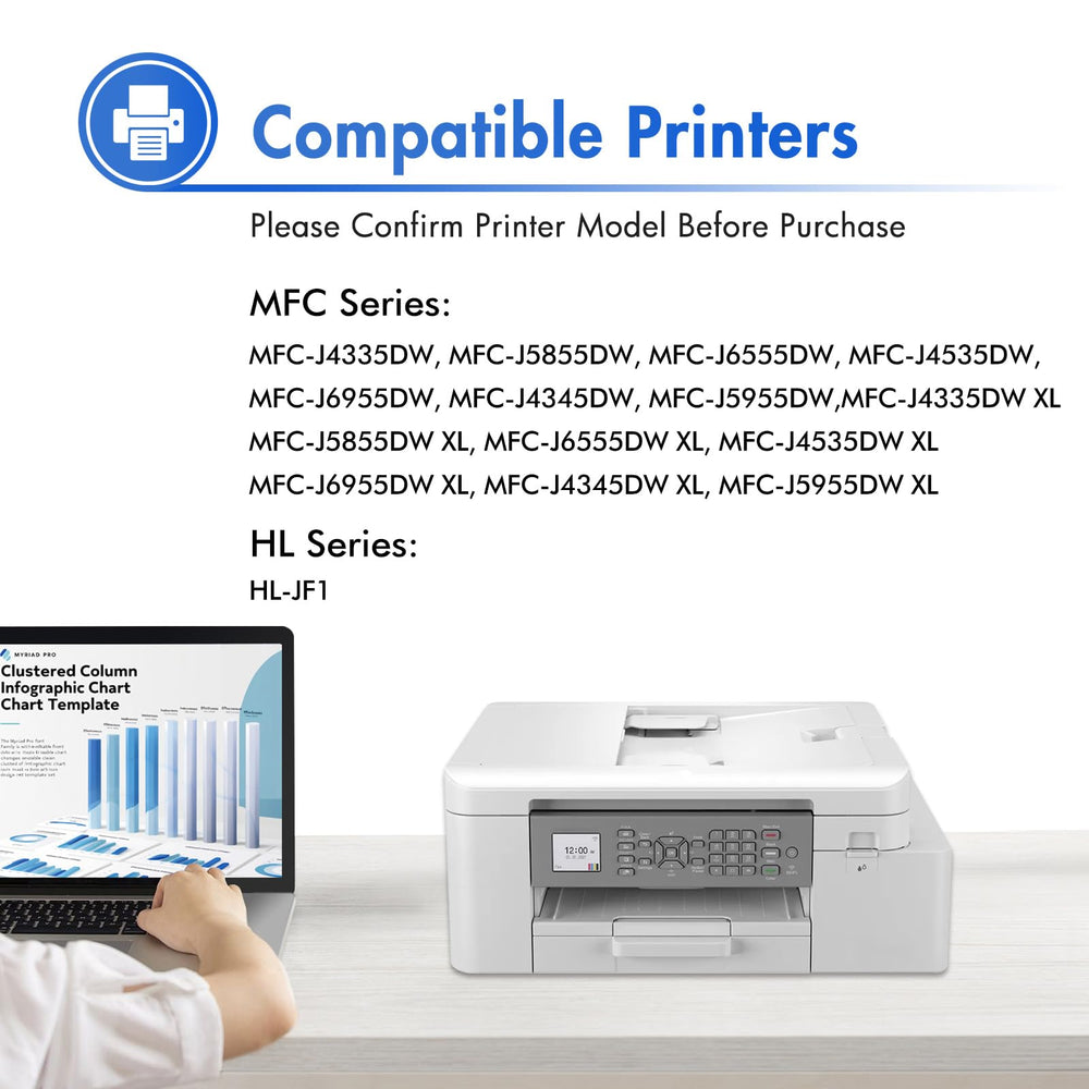 Toner H-Party cartucho negro LC406XL primer plano para impresiones duraderas