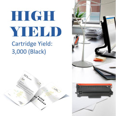 Toner H-Party cartucho TN760 negro en plano sobre fondo neutro