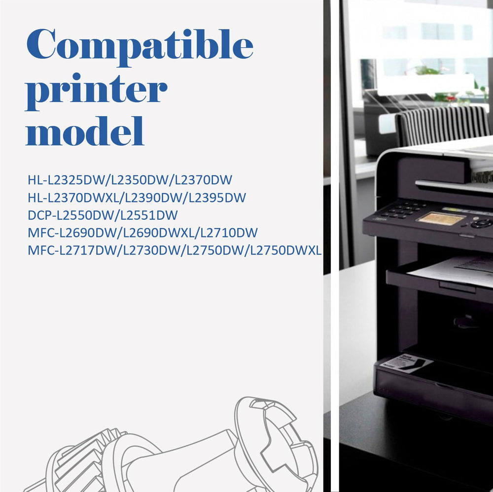 Toner H-Party etiqueta con modelo TN760 y especificaciones claras