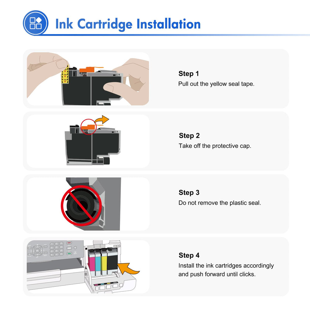 Toner H-Party instalado en Brother MFC-J4335DW facilita la sustitución