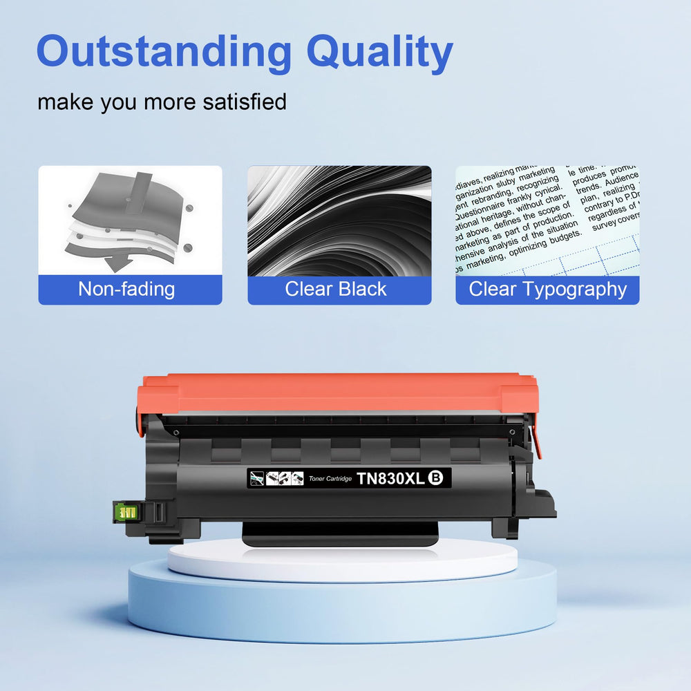 Toner Kingdom cartucho instalado en impresora Brother para impresión inmediata