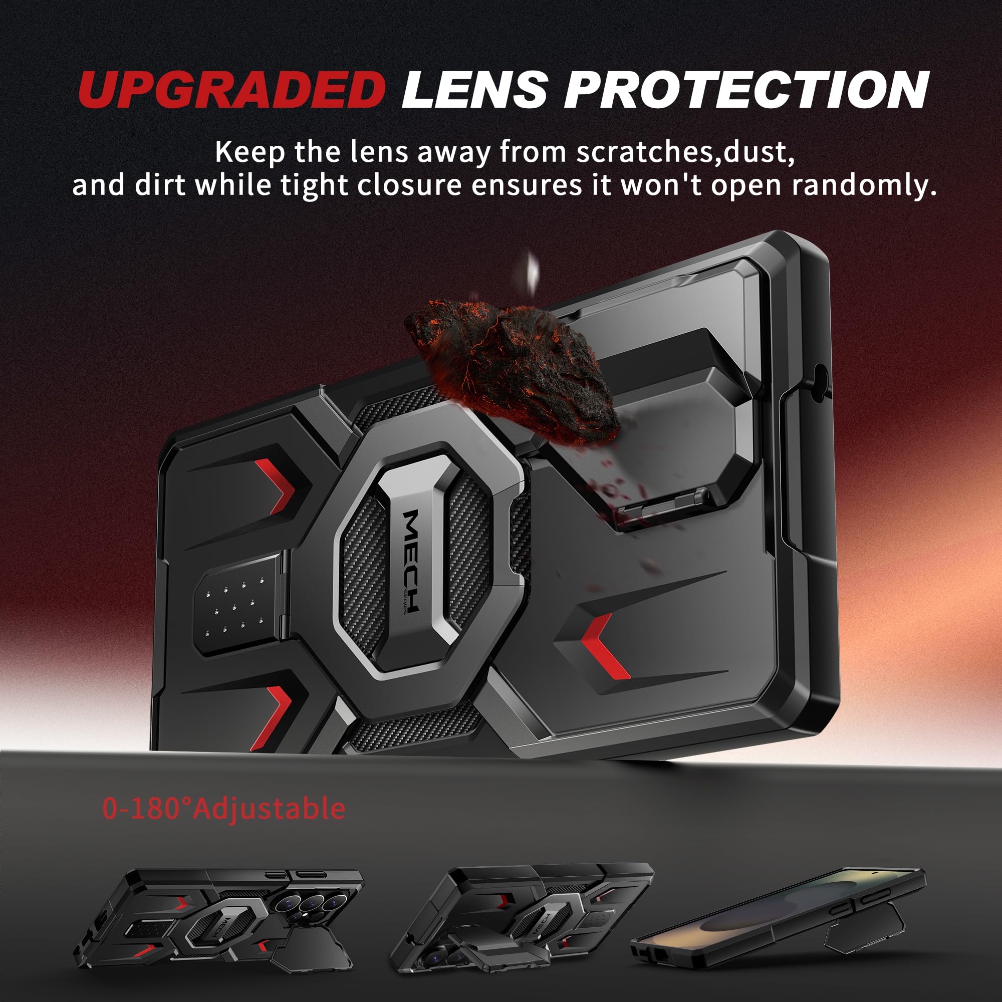 TONGATE funda junto a protector templado incluido para pantalla