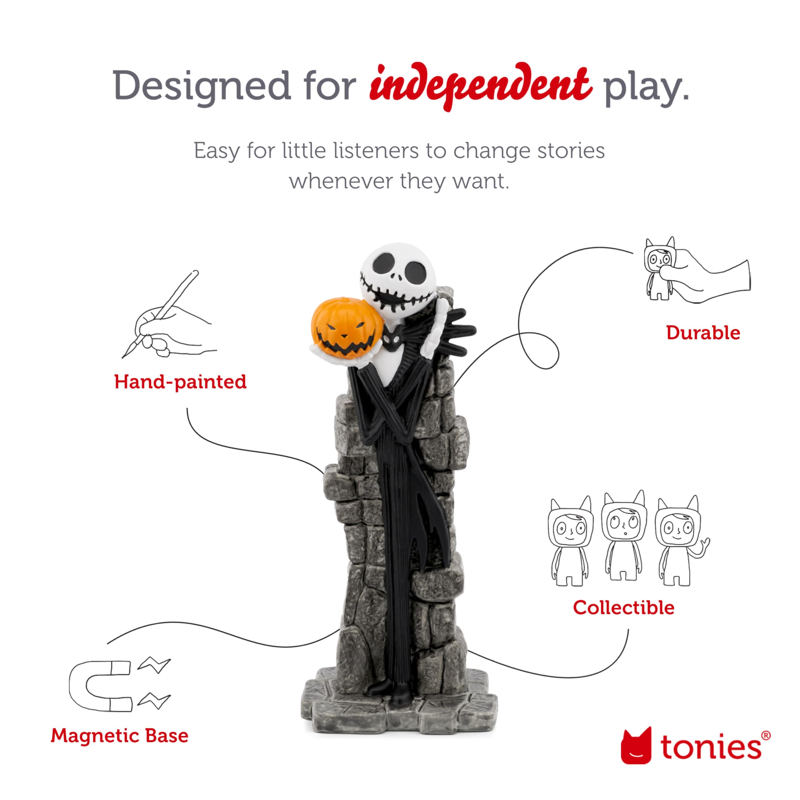 Tonies Jack Skellington empaquetado listo para regalo y colección
