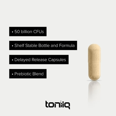 Toniiq etiqueta nutricional legible confirmando ingredientes y dosis