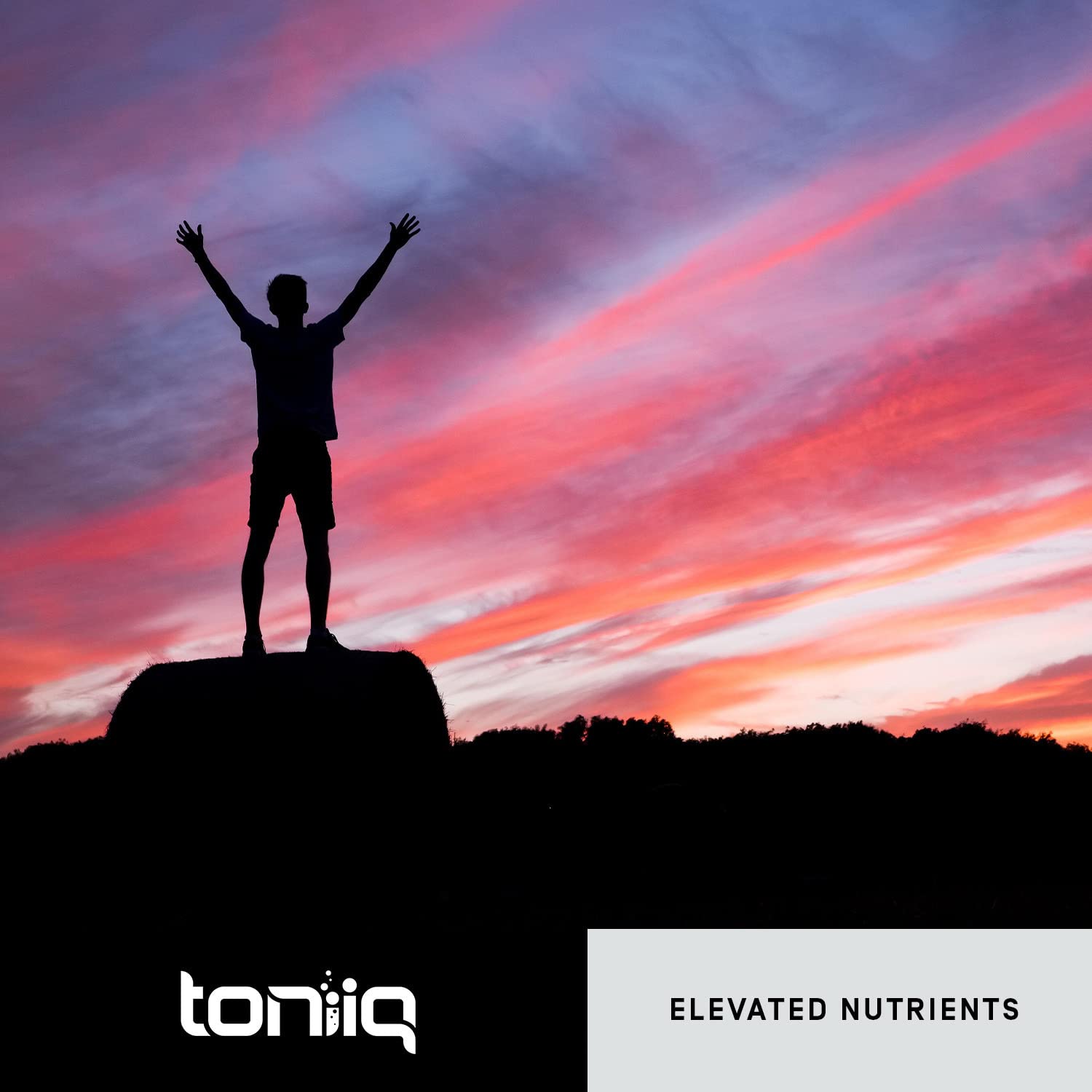 Toniiq gráficos de prueba indicando niveles de resveratrol exactos