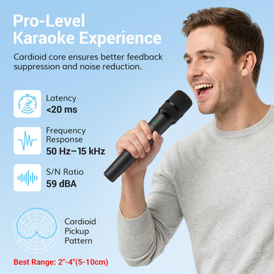 TONOR foldable receiver folded into plug position saving space and preventing accidental pulls