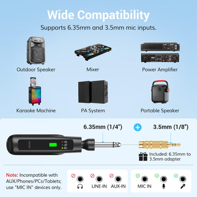 TONOR two handheld microphones angled to show ergonomic grip and stage-ready design