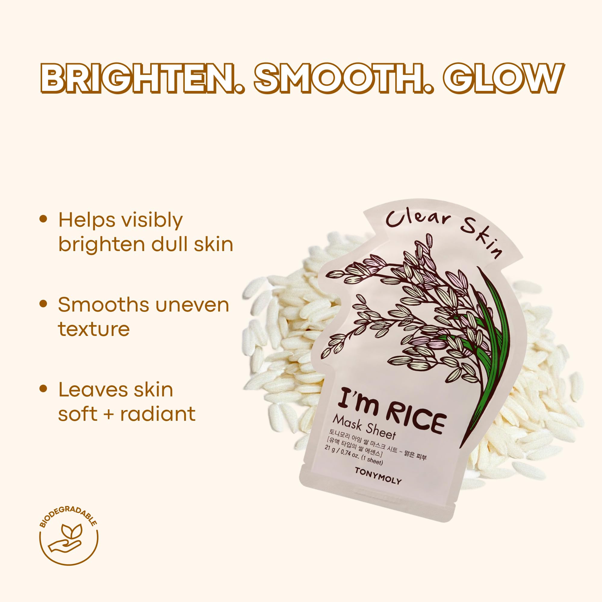 TONYMOLY primer plano de las tres capas del tejido que optimizan la esencia