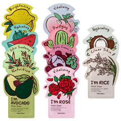 TONYMOLY frontal del estuche del pack de 10 mascarillas, ideal para regalar