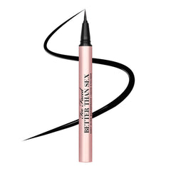 Too Faced envase frontal del delineador mostrando color negro intenso y diseño