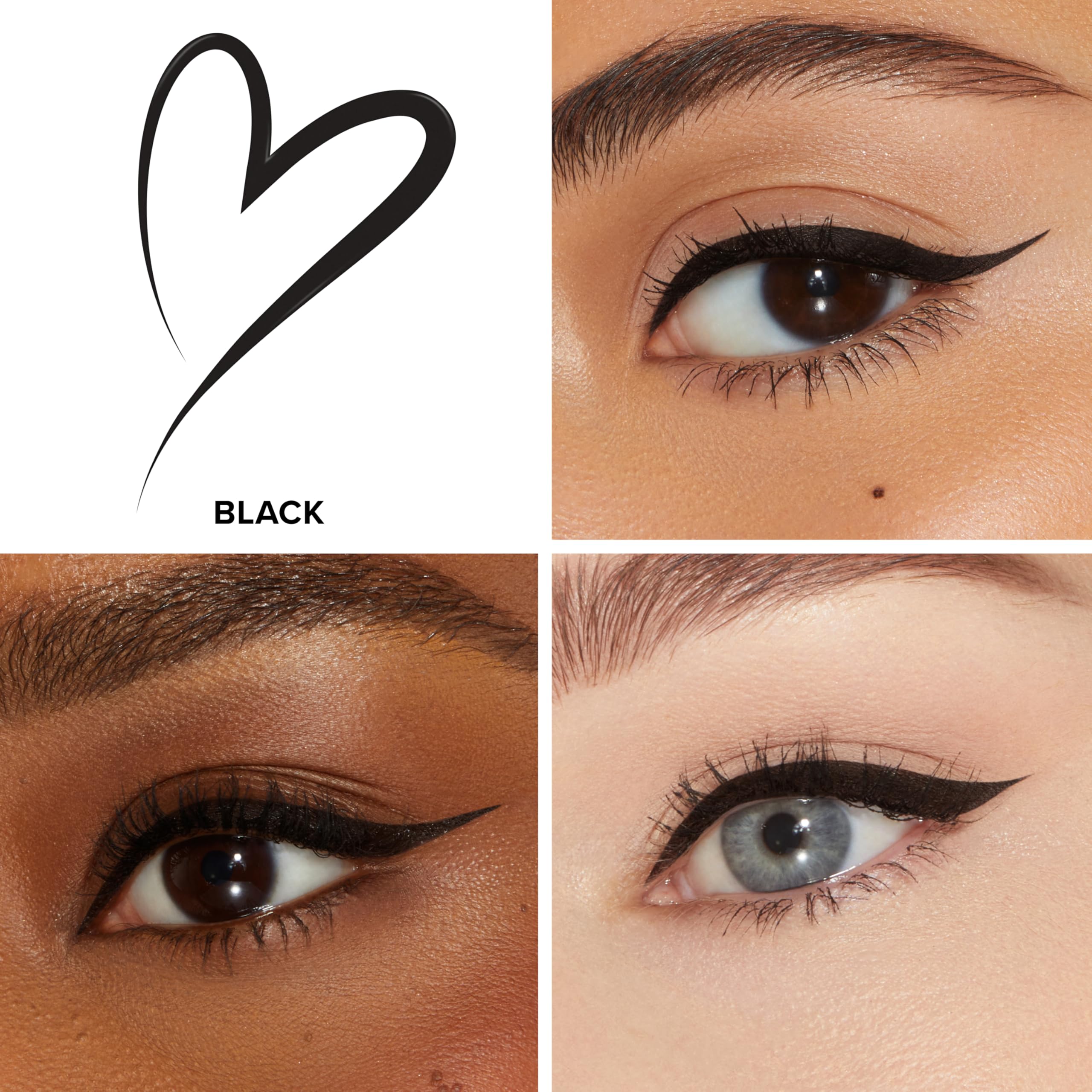 Too Faced producto en uso en maquillaje de noche mostrando acabado dramático