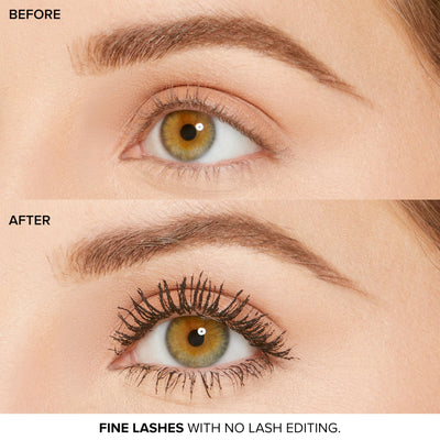 Too Faced producto en mano mostrando tamaño práctico para llevar