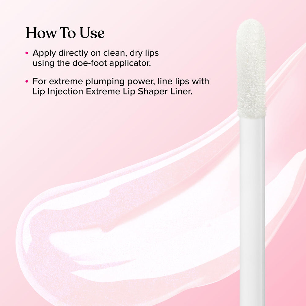 Too Faced comparación labial antes y después mostrando percepción de volumen