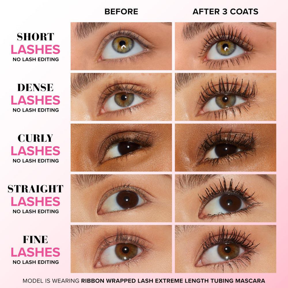 Too Faced cepillo Lash Extension detalle que separa y define pestañas