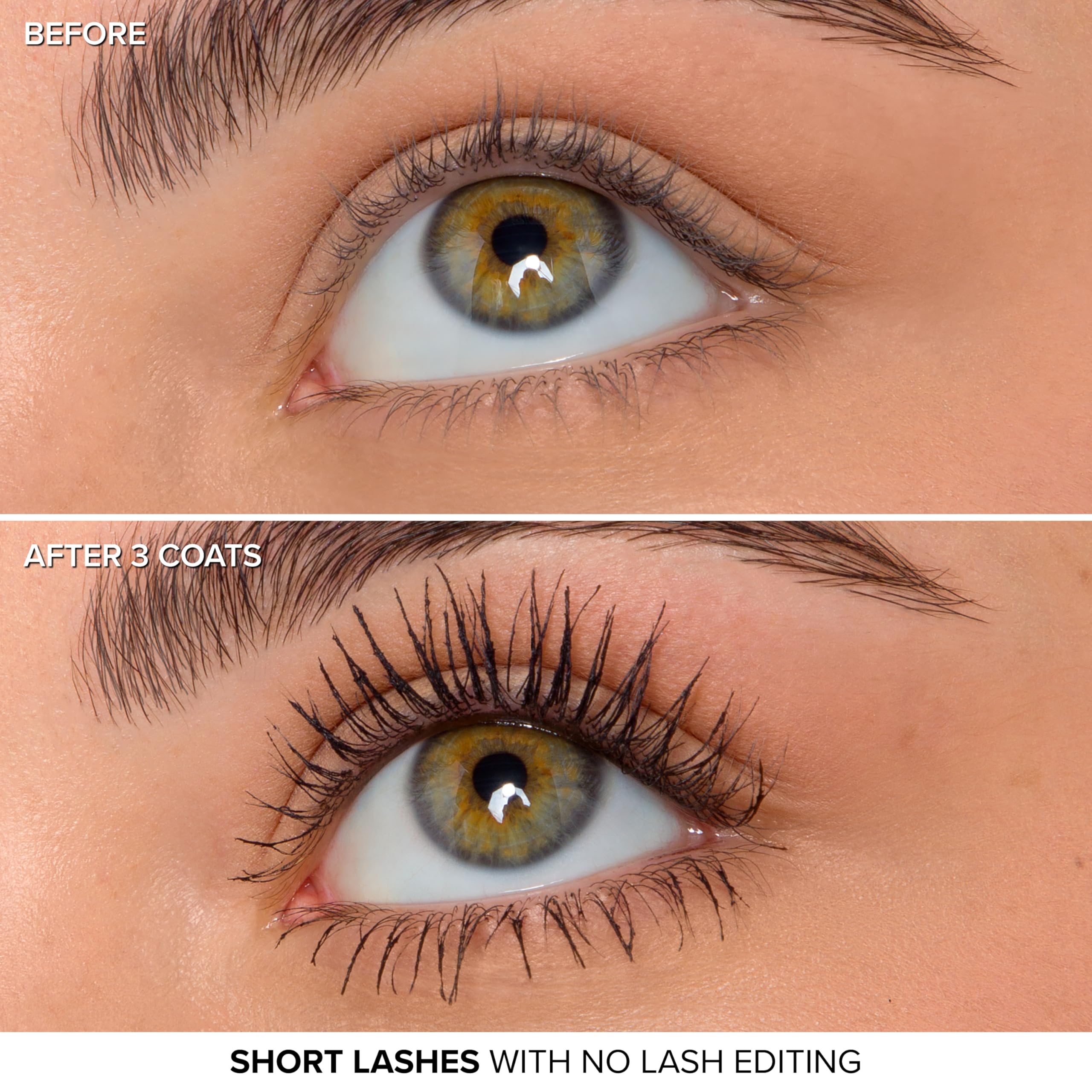 Too Faced aplicación en pestañas realzando longitud y volumen