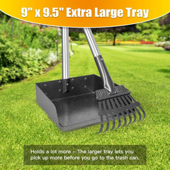 TOOGE detalle de la bandeja XL 9x9.5 pulgadas para recoger más residuos por pasada