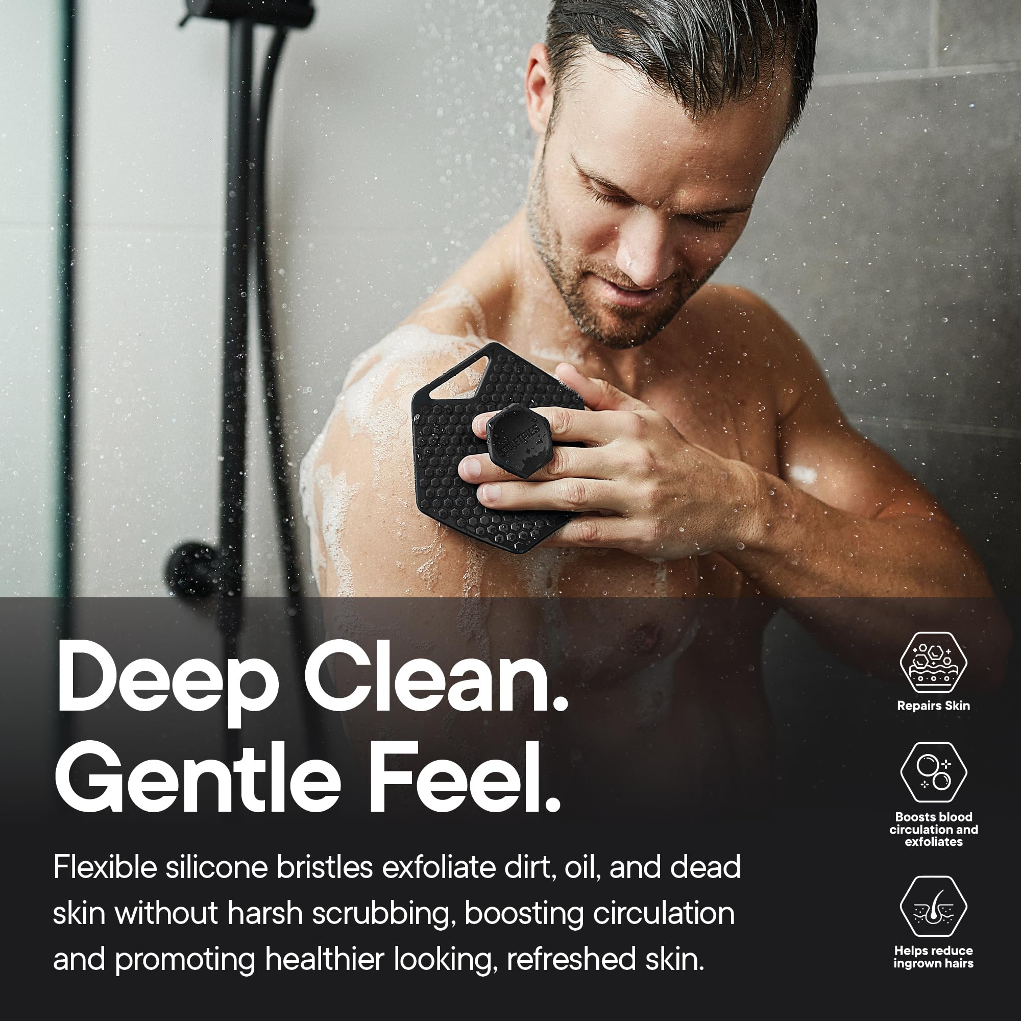 TOOLETRIES uso en ducha con espuma abundante, mayor cobertura del gel