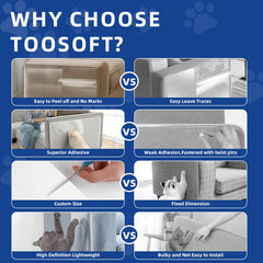 TOOSOFt hoja cortada a medida lista para pegar y proteger muebles