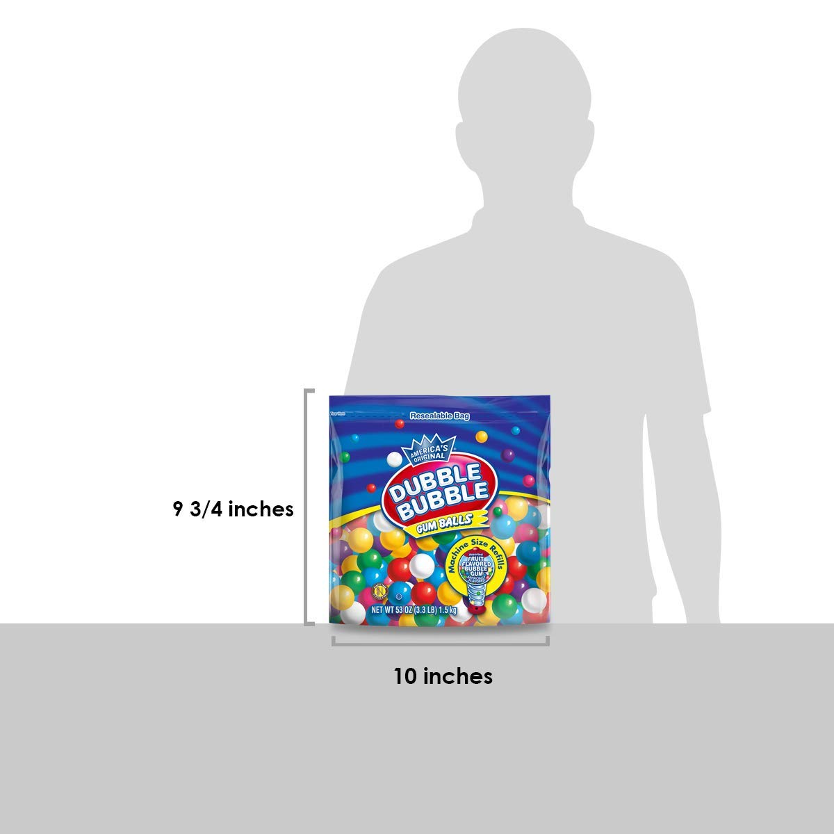 Tootsie Roll bolsa abierta lista para rellenar máquinas y conservar facilidad