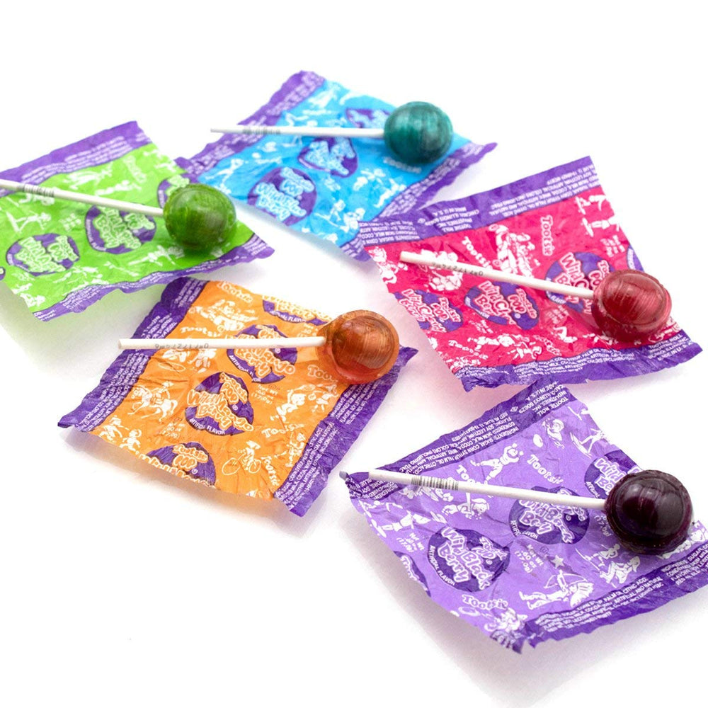 Tootsie Roll surtido de paletas en colores Wild Berry para identificar sabores