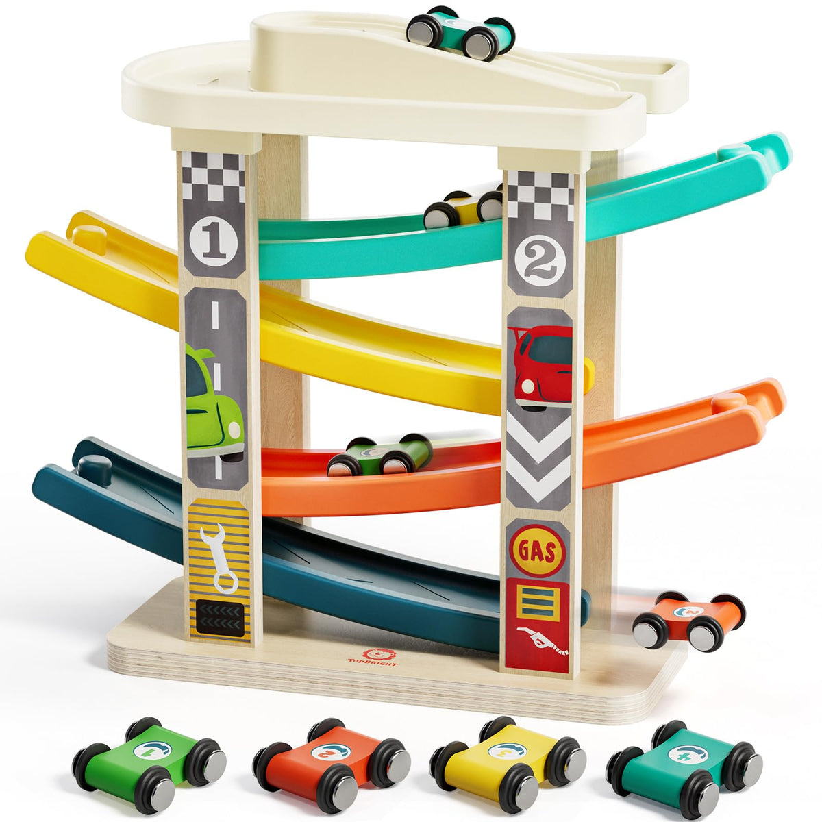 TOP BRIGHT front packaging showing set and features for quick selection